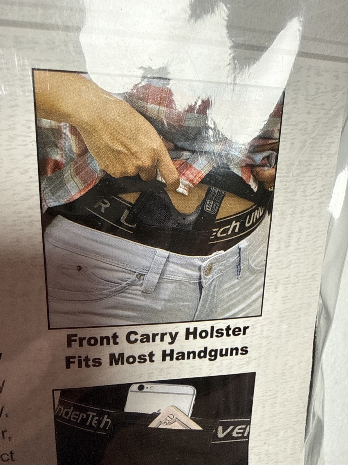 Under Tech Undercover Womens Concealed Front Carry Undershorts 3XL Right Handed