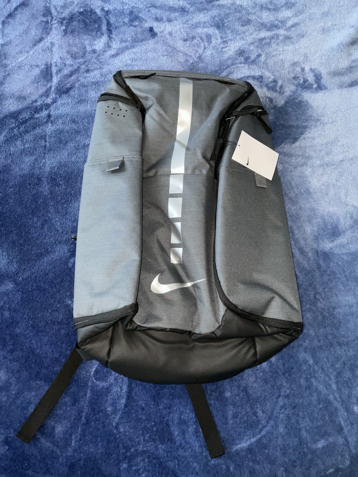 Nike Hoops Elite Pro Grey/Silver Basketball Backpack BA5554-022 NWT