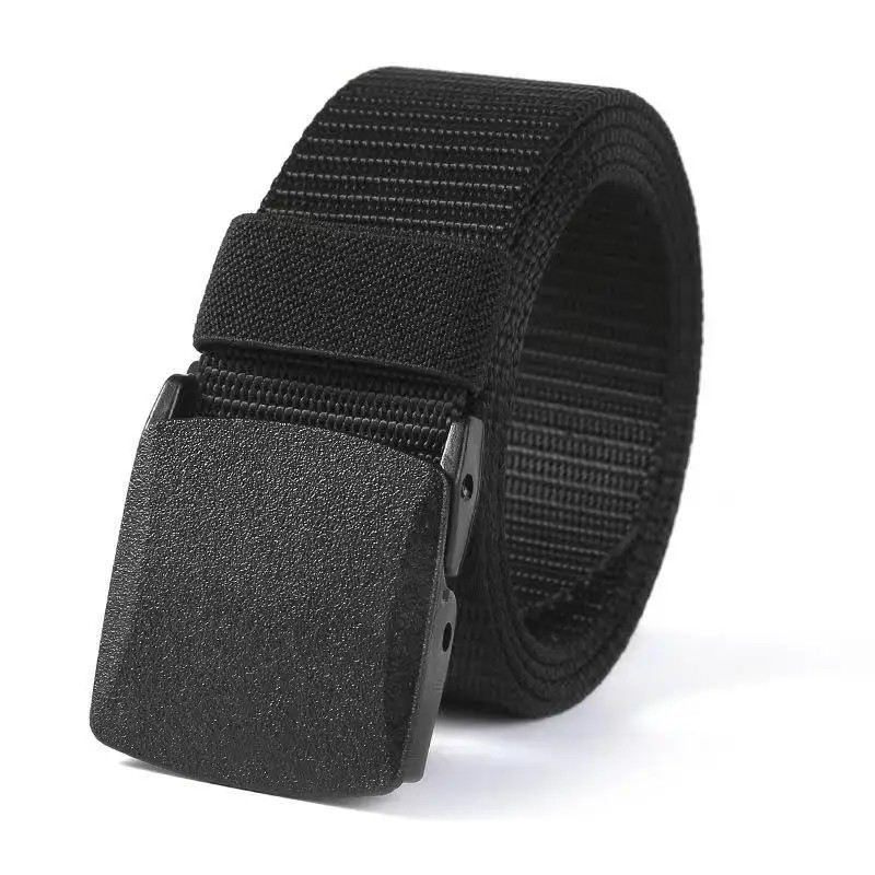 Canvas Nylon Tactical Belt Non-metallic Anti Allergy Ideal For Outdoor Training