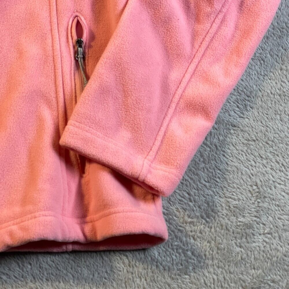 Columbia Women’s Fast Trek II Fleece Jacket XL Pink Full Zip Cozy Comfort Winter