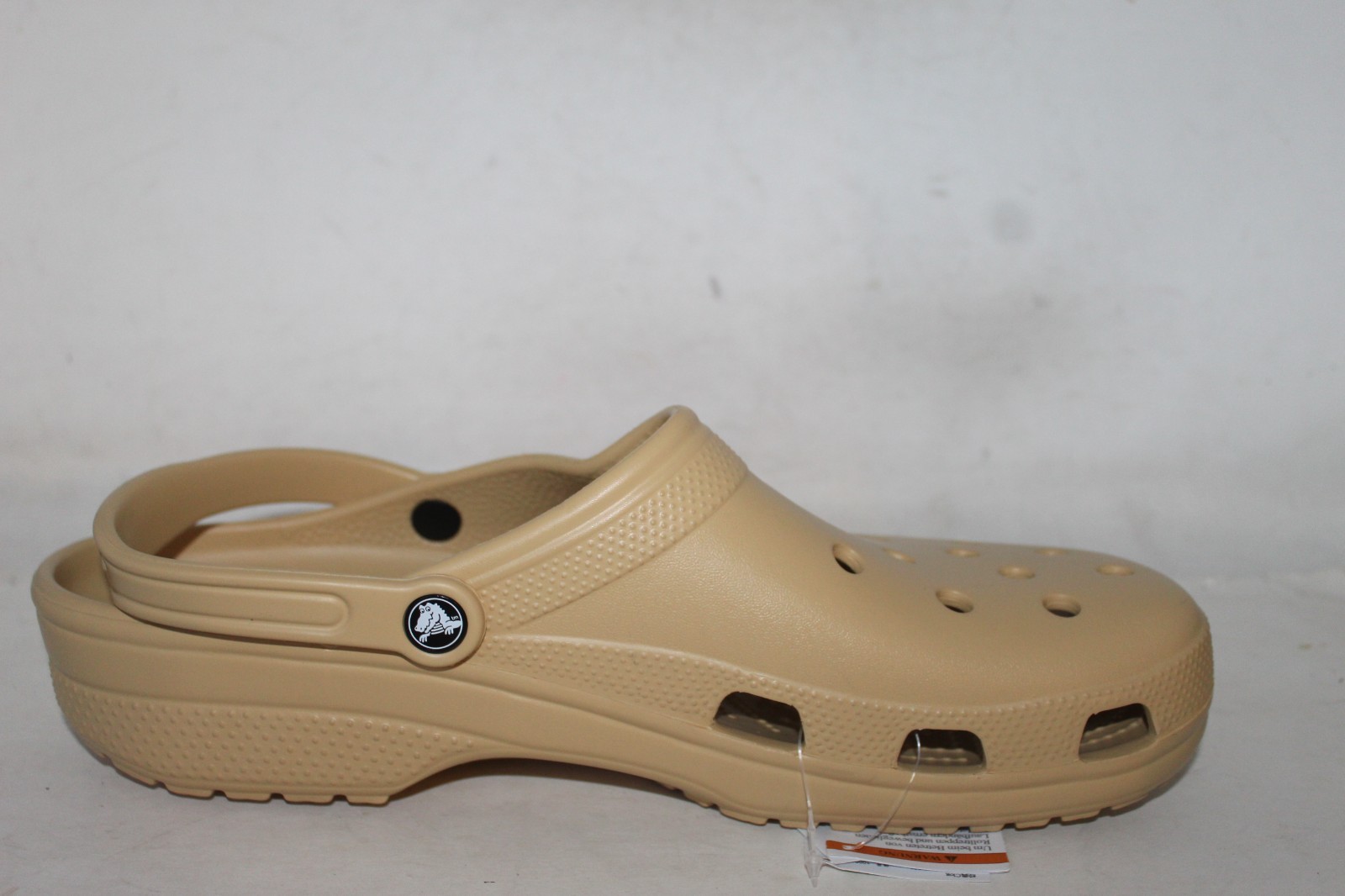 Crocs Men’s Atmosphere Tan Durable Croslite Clogs Size 14
