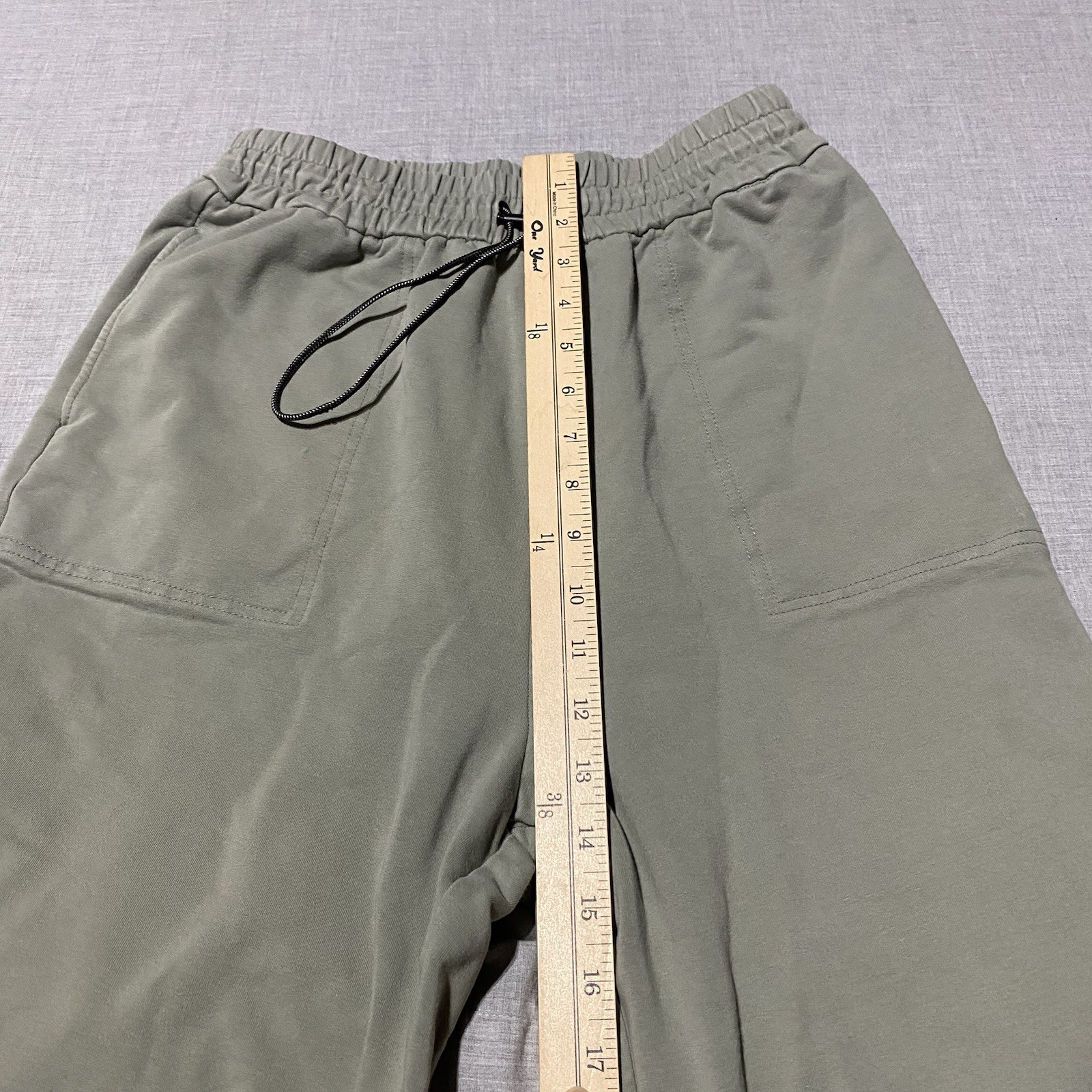 Varley Nevada Jogger Sweatpants Women S Green Athleisure Stretch Cotton Drawcord