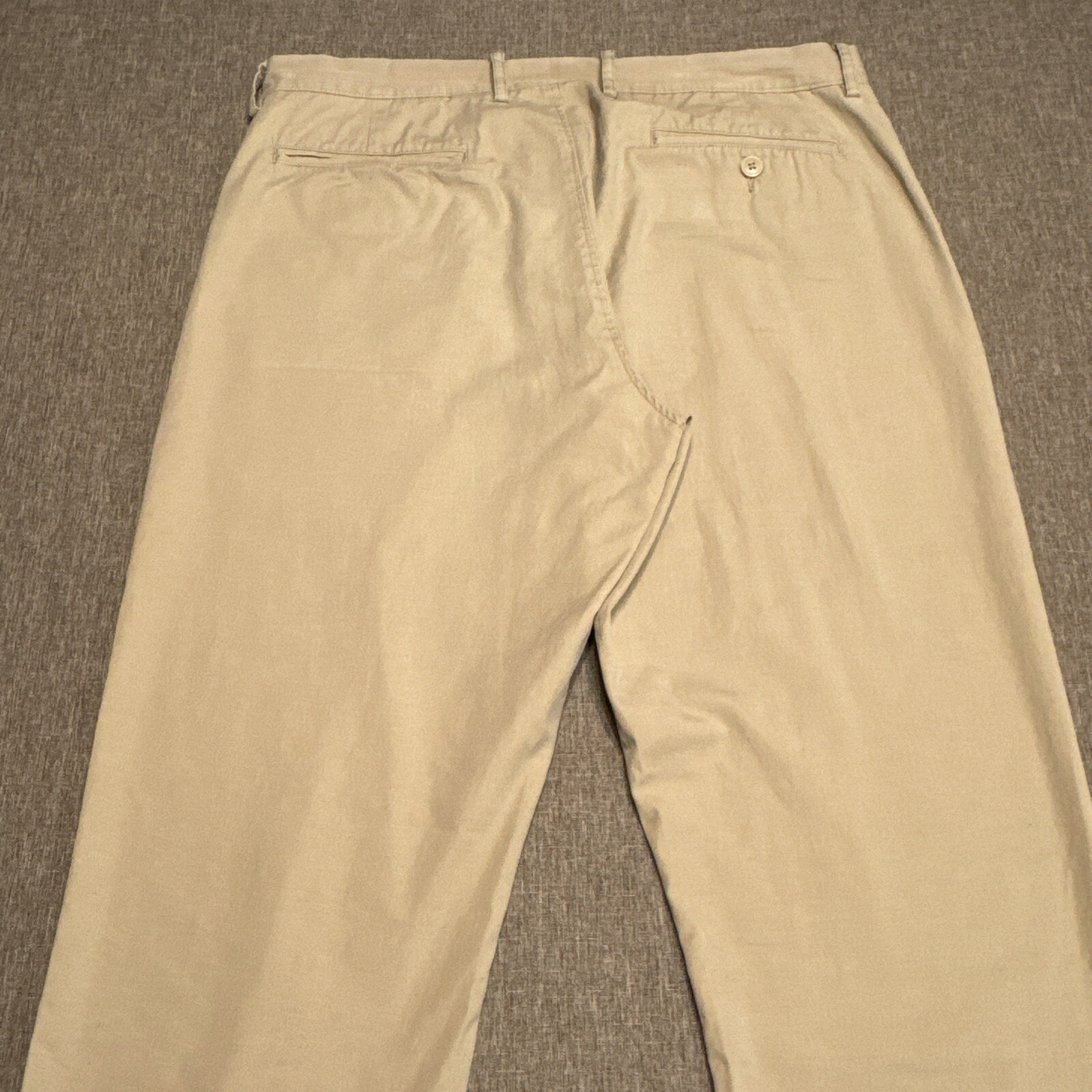 J Crew The Sutton Summerweight Chino Pants Mens 34×34 Khaki Tan 100% Cotton
