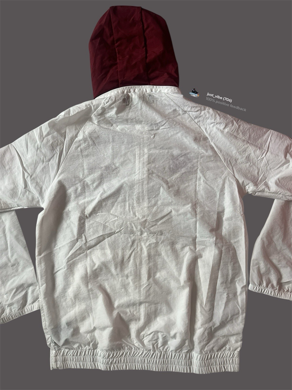 Darc Sport The Will Within Full Zip Windbreaker Hoodie Jacket Men’s Large NWOT