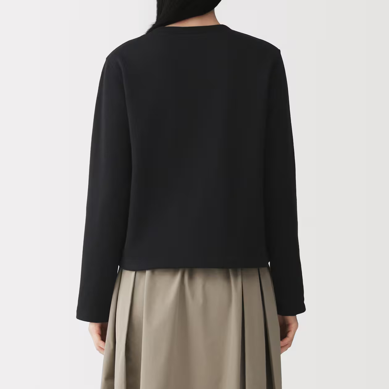 MUJI Womens Sweatshirt Cardigan Light Yellow 2026 FedEx