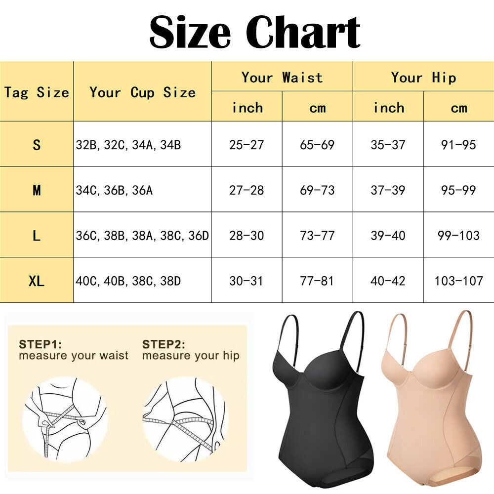 Fajas Colombianas Body Shaper Reductoras Levanta Cola Slimming Bodysuit Women US