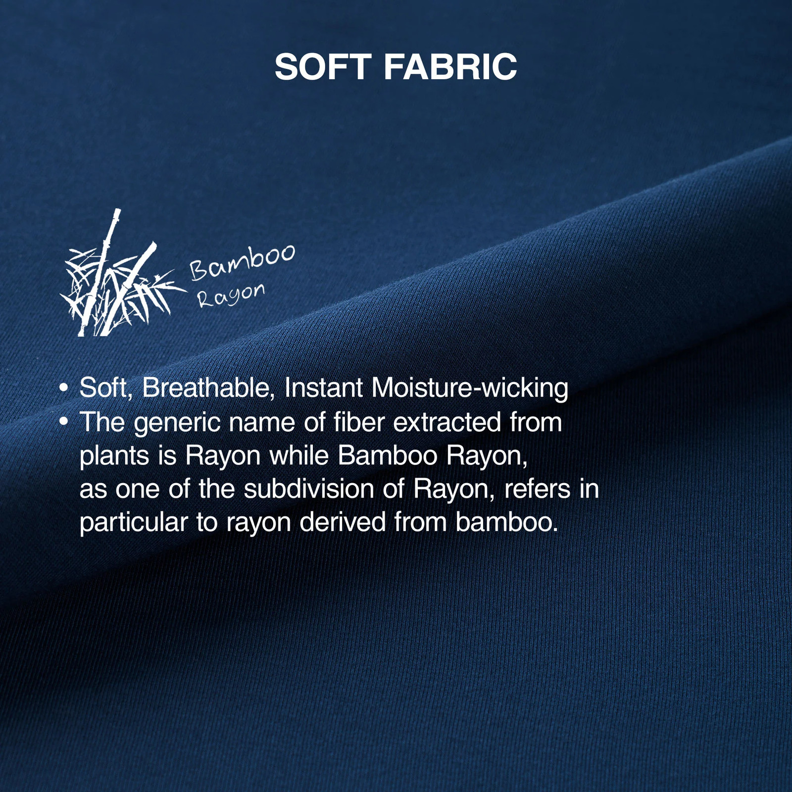 4 Pack Men’s Breathable Bamboo Rayon Boxer Briefs with Fly