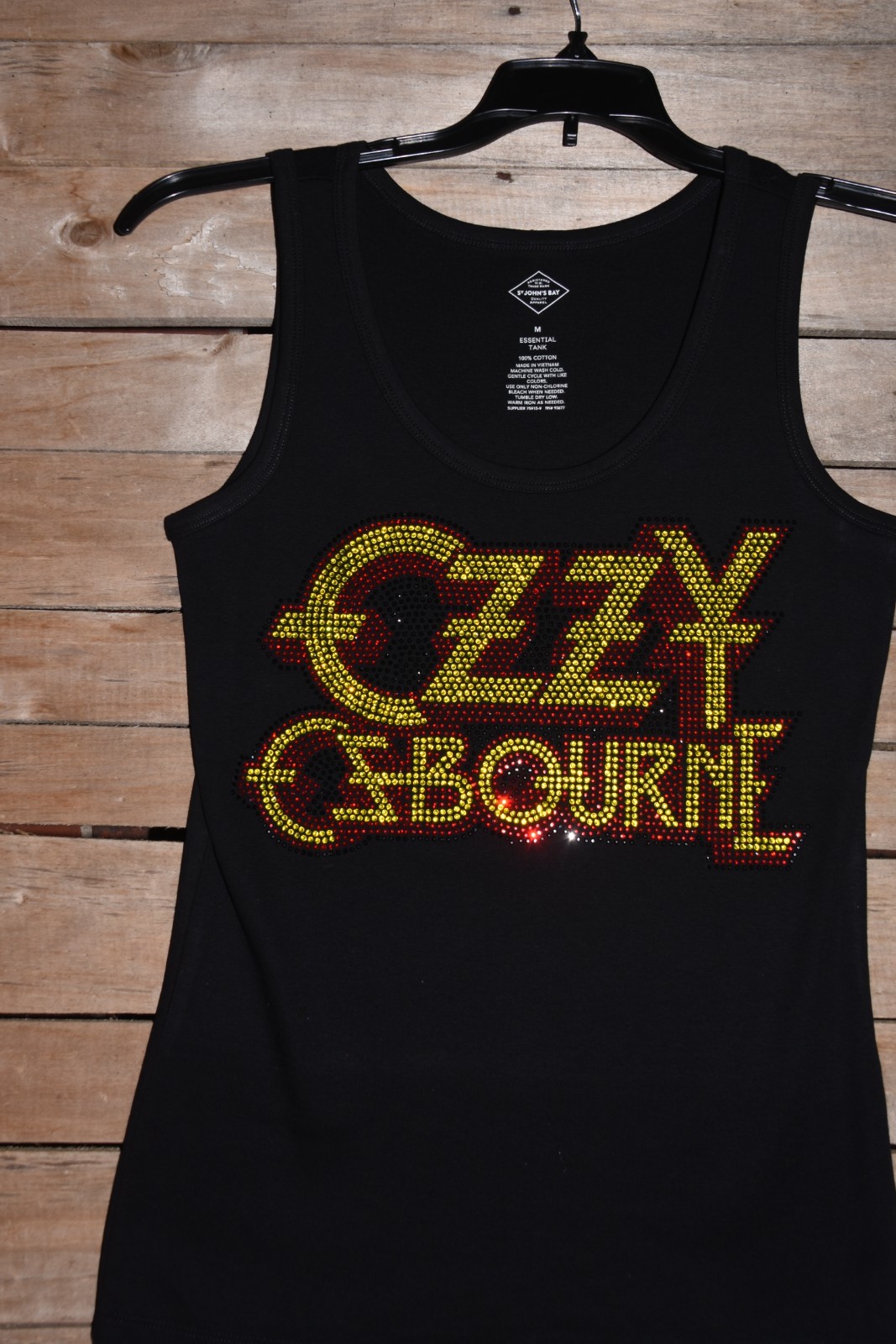 Ozzy Osbourne rhinestone bling shirt or tank XS S M L XL XXL 1X 2X 3X 4X 5X