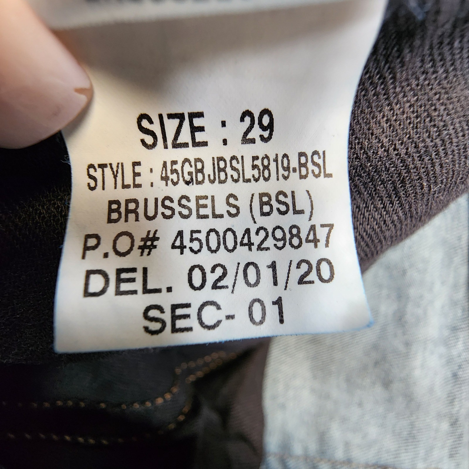 Joe’s Jeans Brussels Cuff Crop Women 29 Dark Wash Slim Straight NEW without Tag