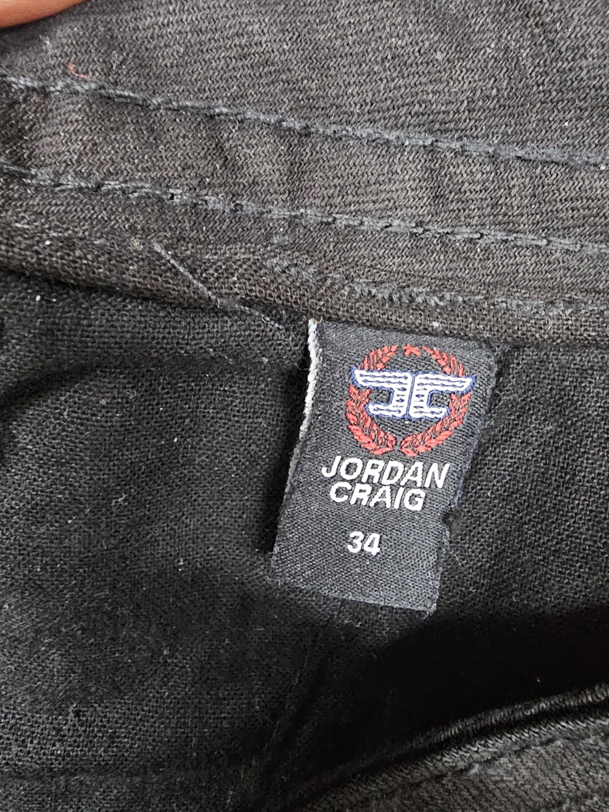 Jordan Craig Martin Stacked Aviation Cargo Pants Mens 34×37 Black Multi Pockets