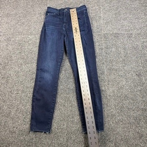 7 For All Mankind High Waist Ankle Skinny Jeans Dark Wash AU8431005 Size 27