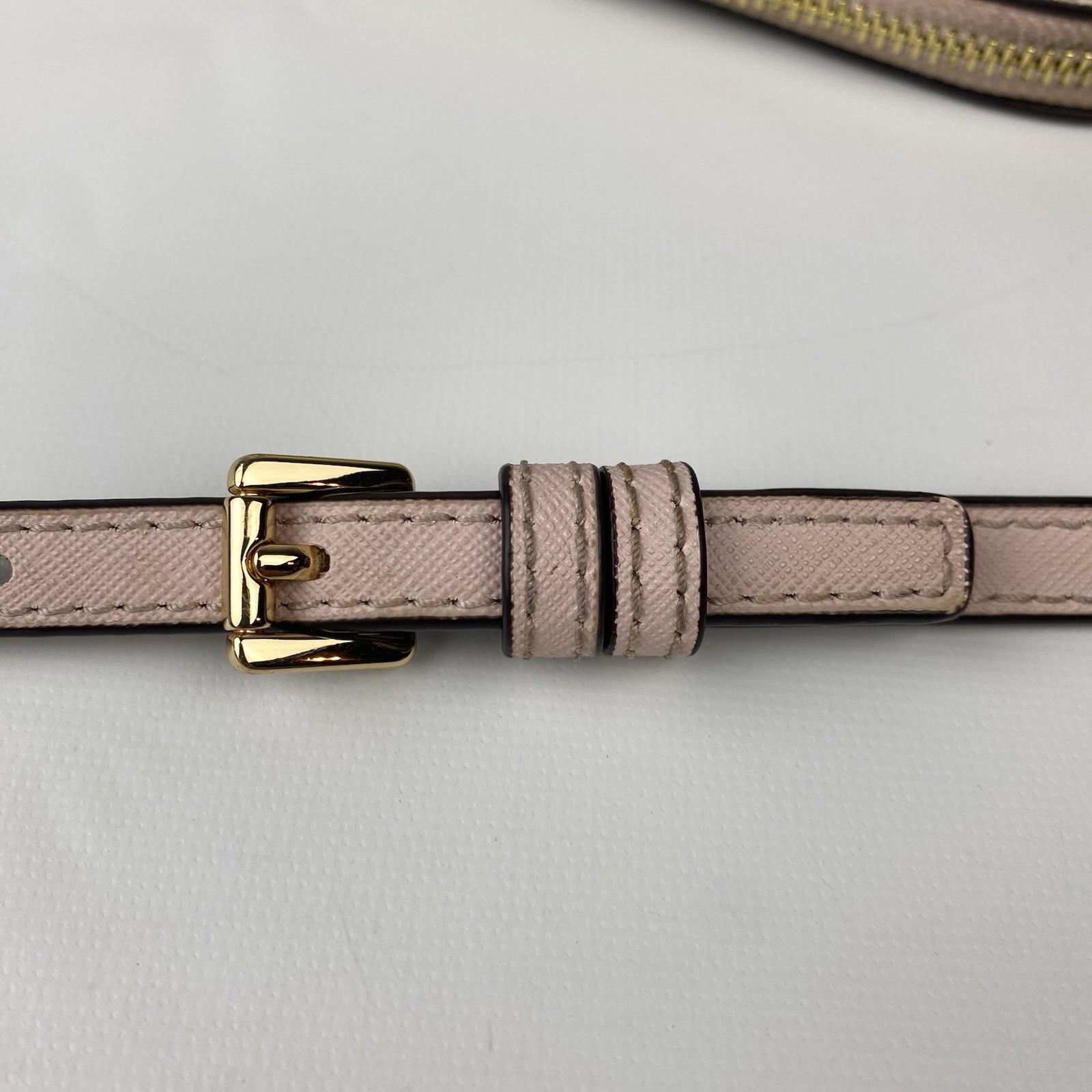 Michael Kors Mercer Logo and Leather Accordion Crossbody Bag Pink Medium