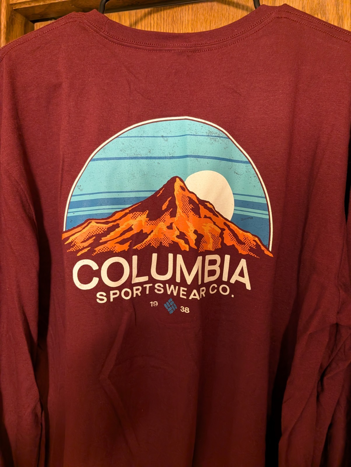 Two Columbia Long Sleeve Tshirts Mens XL Cotton New With Tags