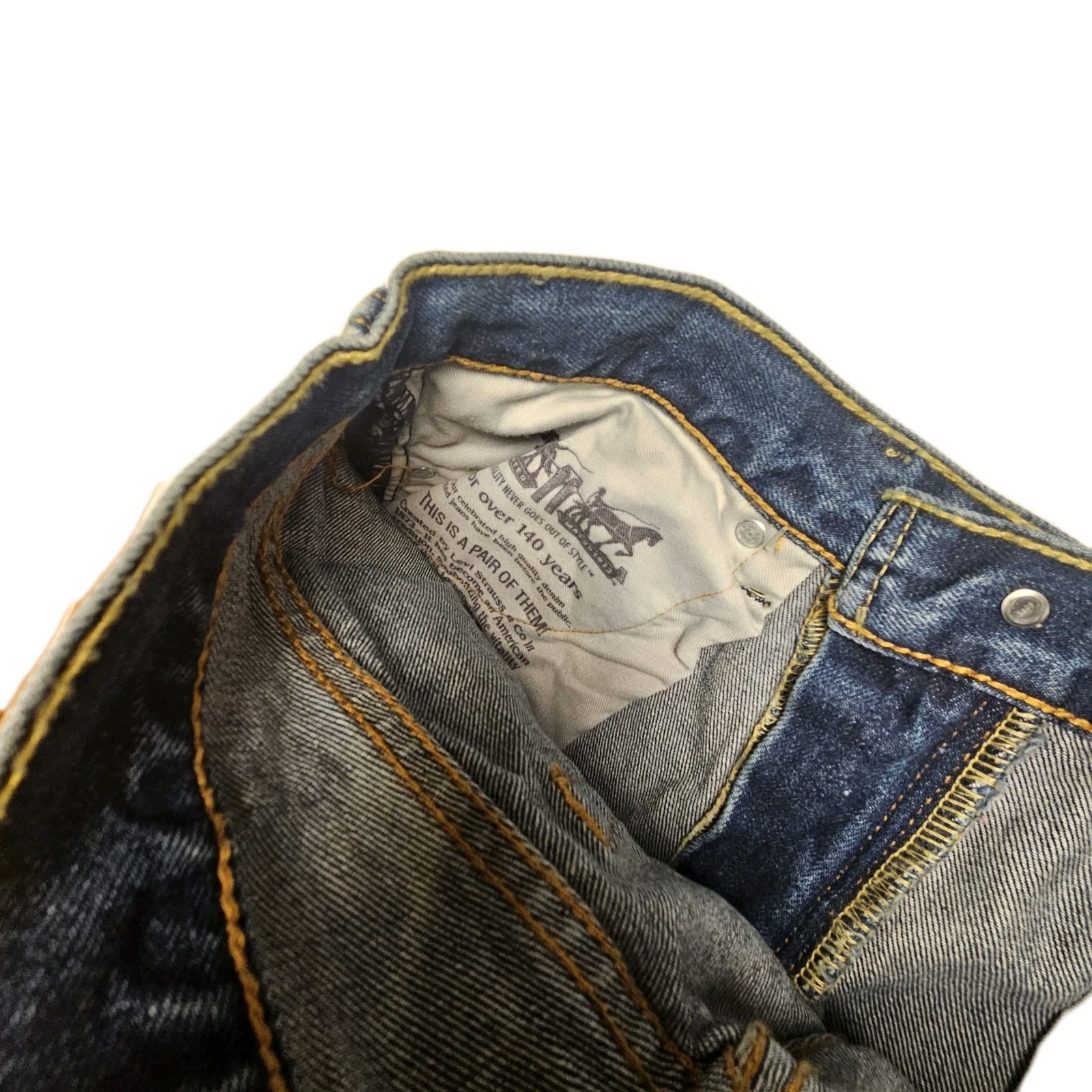 Levi’s 505 Regular Fit Jeans Men 30×34 Dark Stonewash NWT Straight Leg Pants