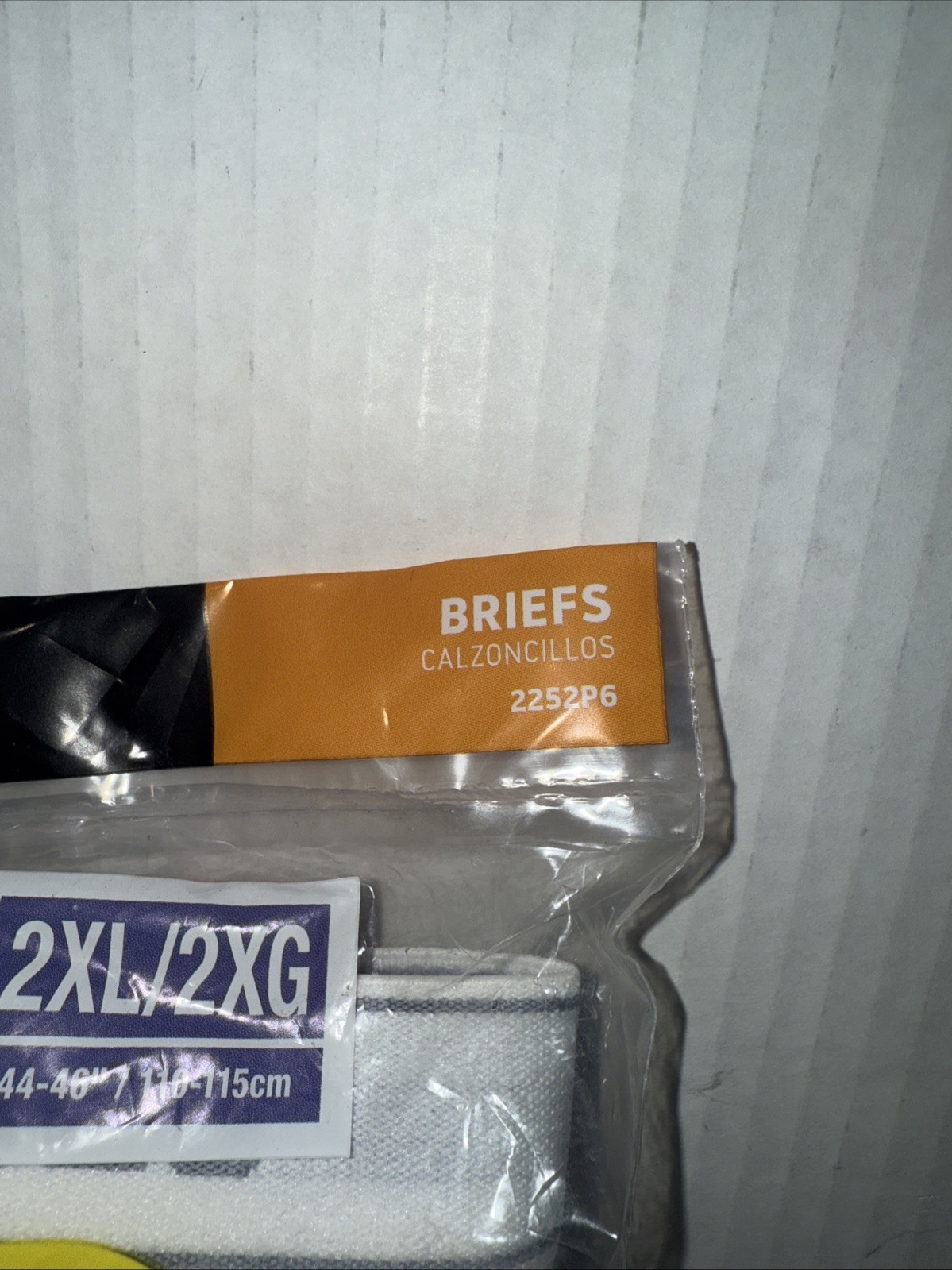 Hanes Tagless White Briefs 3 Pack Comfort Soft Wicking 2XL XXL read description