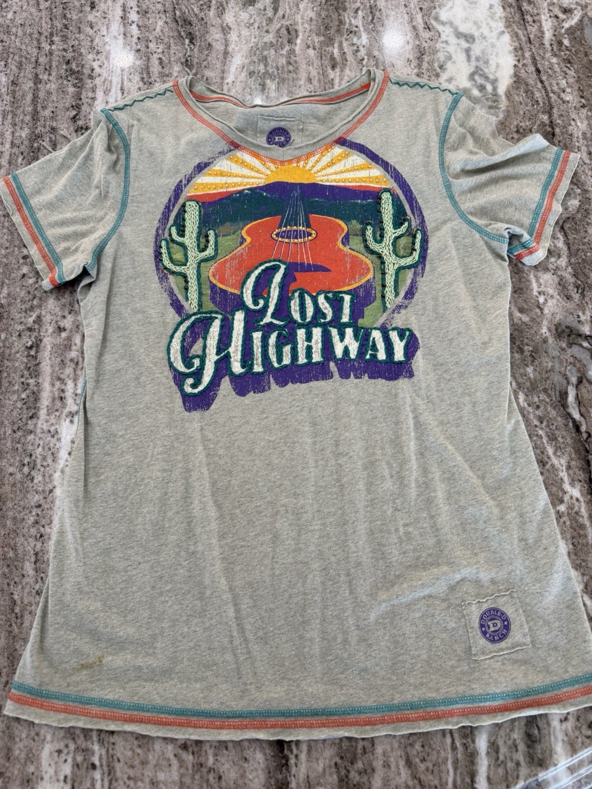 Double D Ranch Lost Highway Shirt – Large