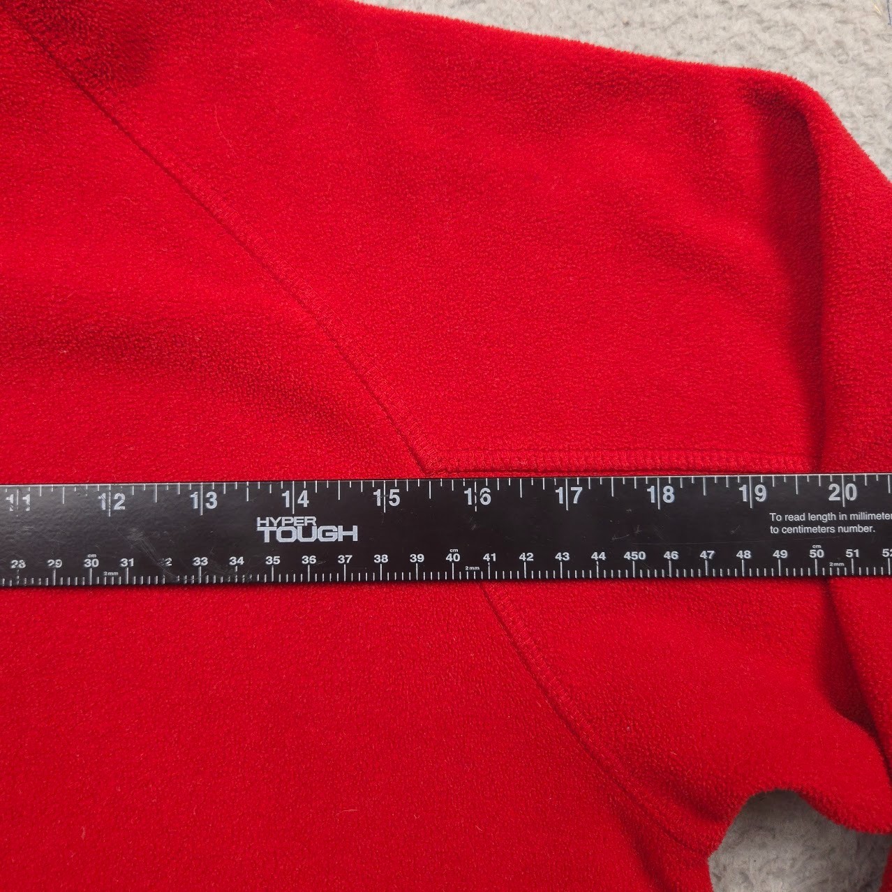 Columbia Fast Trek II Fleece Jacket Men Small Red Full Zip Interchange Hiking