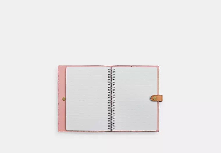 NEW Coach Powder Pink Notebook