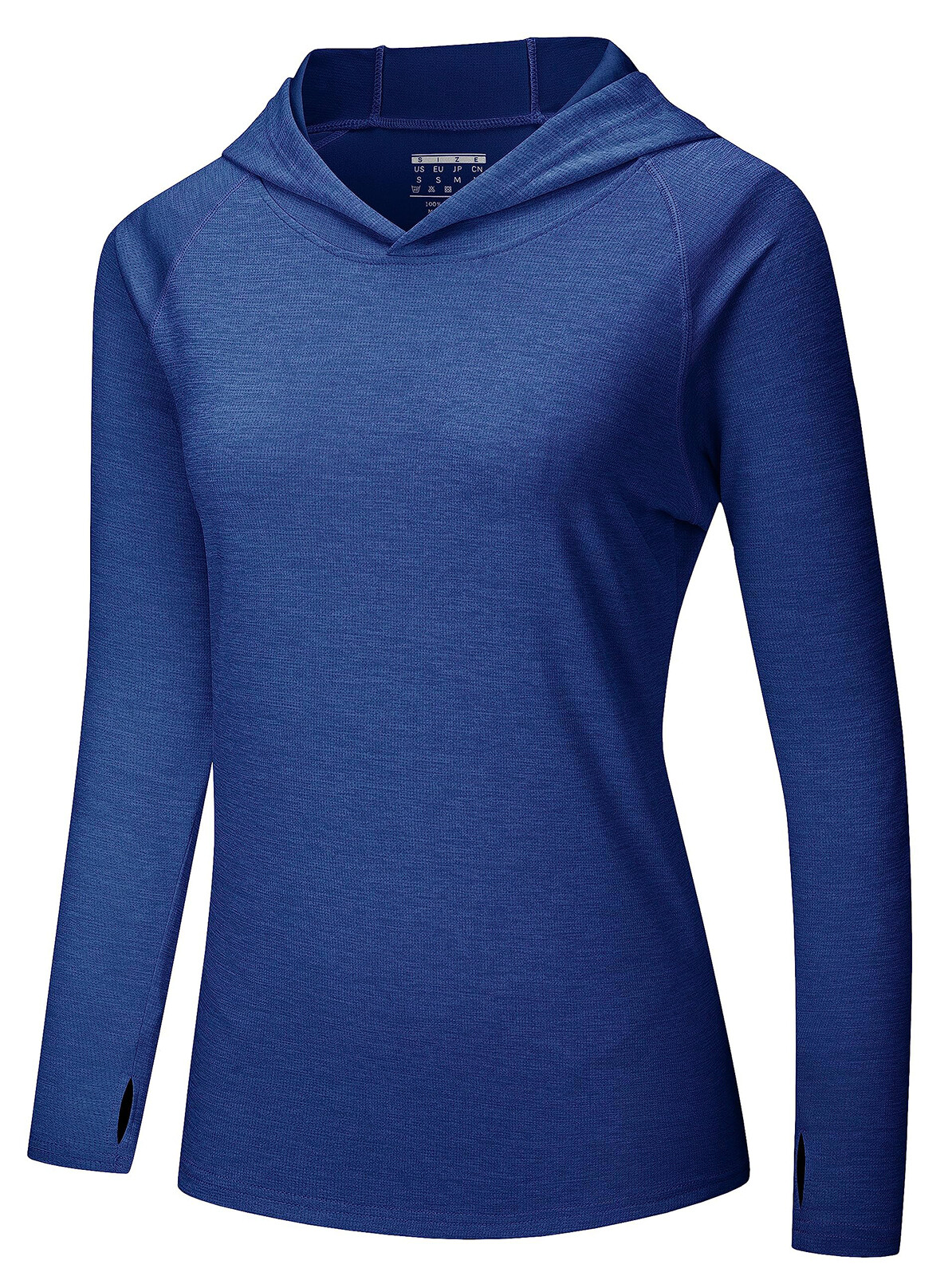 Womens Long Sleeve Hoodie Lightweight UPF 50+ UV Protection Sun Shirts Work Tops