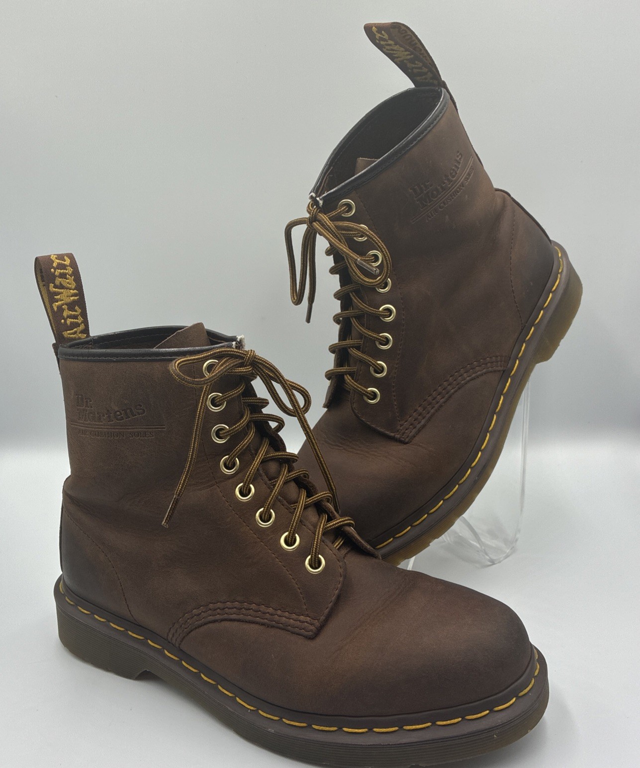 Dr. Martens 1460 Crazy Horse Brown Leather Boots Men’s Size 8 Women’s Size 9