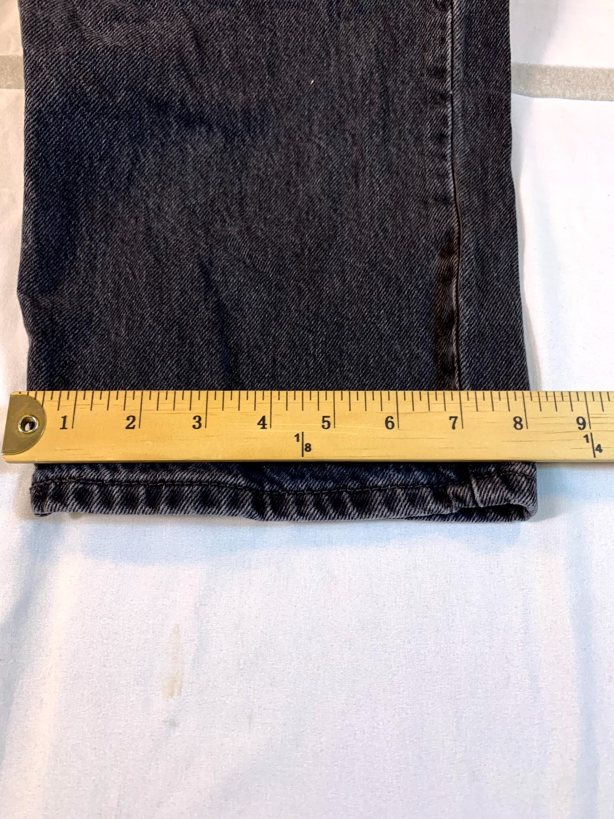 Levi’s 565 97 Loose Fit Straight Leg Jeans Mens 32×30 Gray Denim Logo Mid Rise