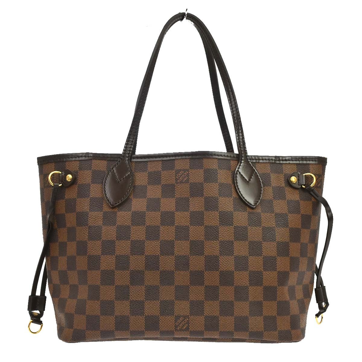Best06 LOUIS VUITTON DAMIER NEVERFULL PM TOTE HANDBAG N51109 VI4068 YQ09214