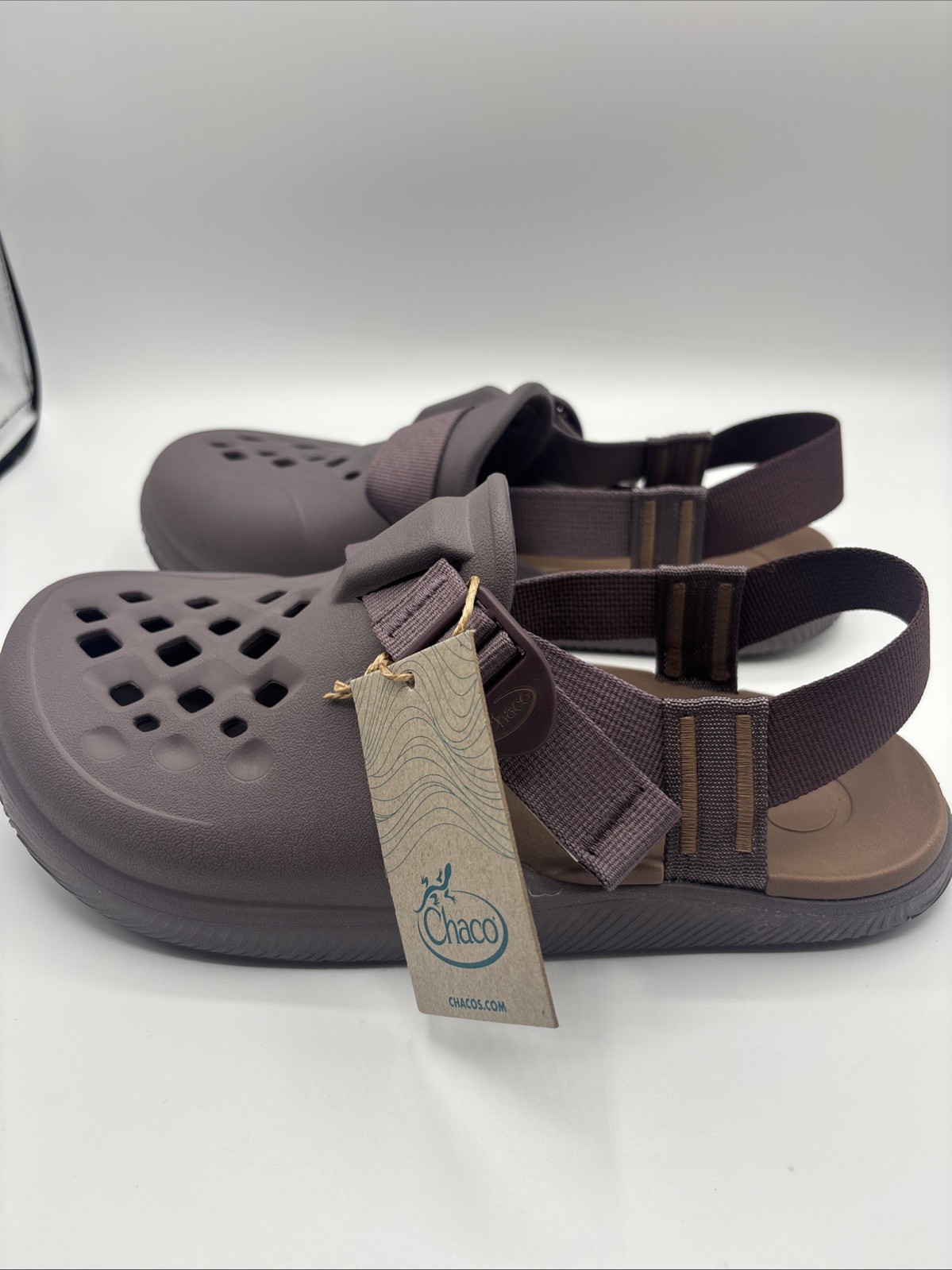 Chaco Chillos Clog Slip On Shoe Sparrow Brown (Purple) Women’s Size 9 New