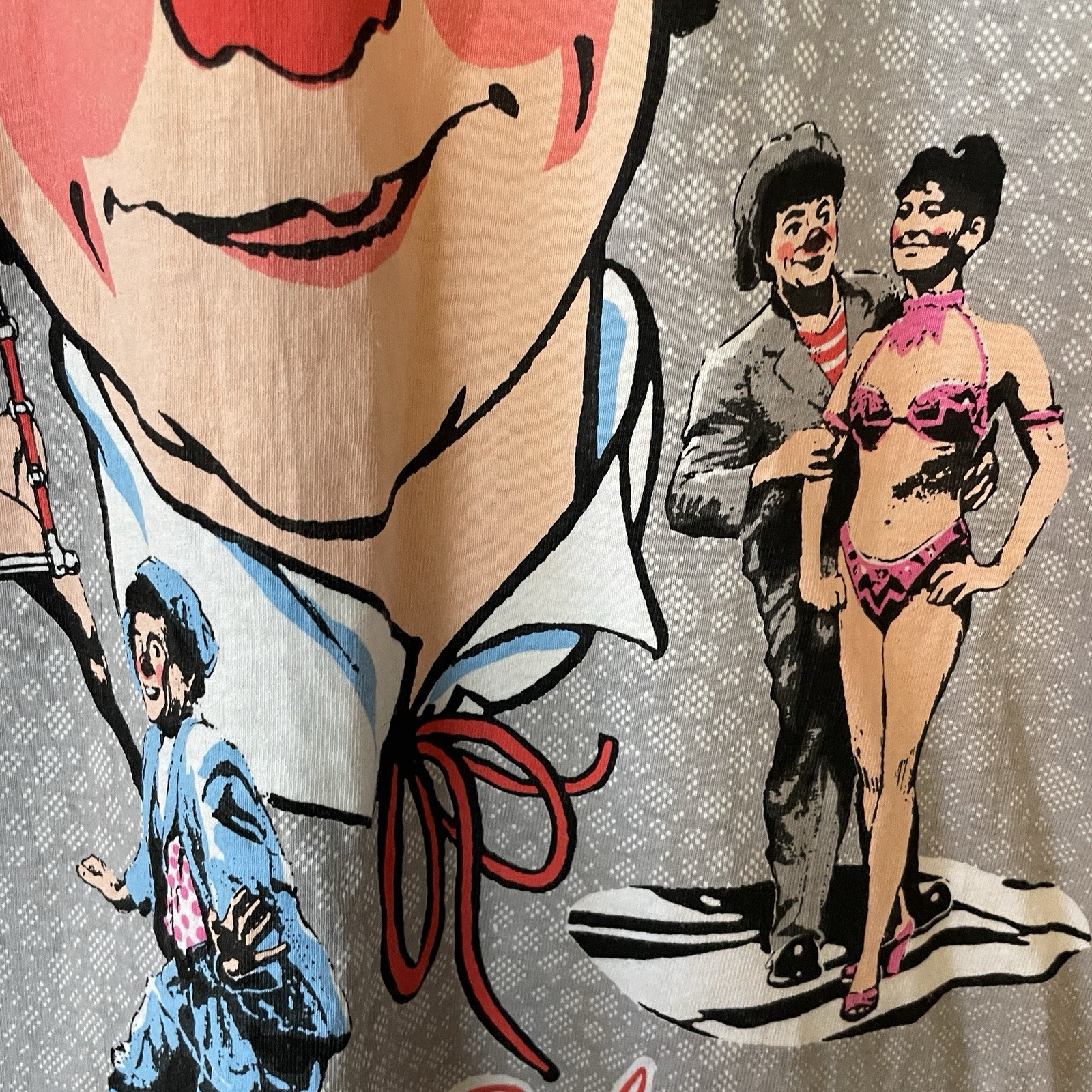 Vintage 90s Clown David Larible Ringling Bros. All Over Print (AOP) T Shirt