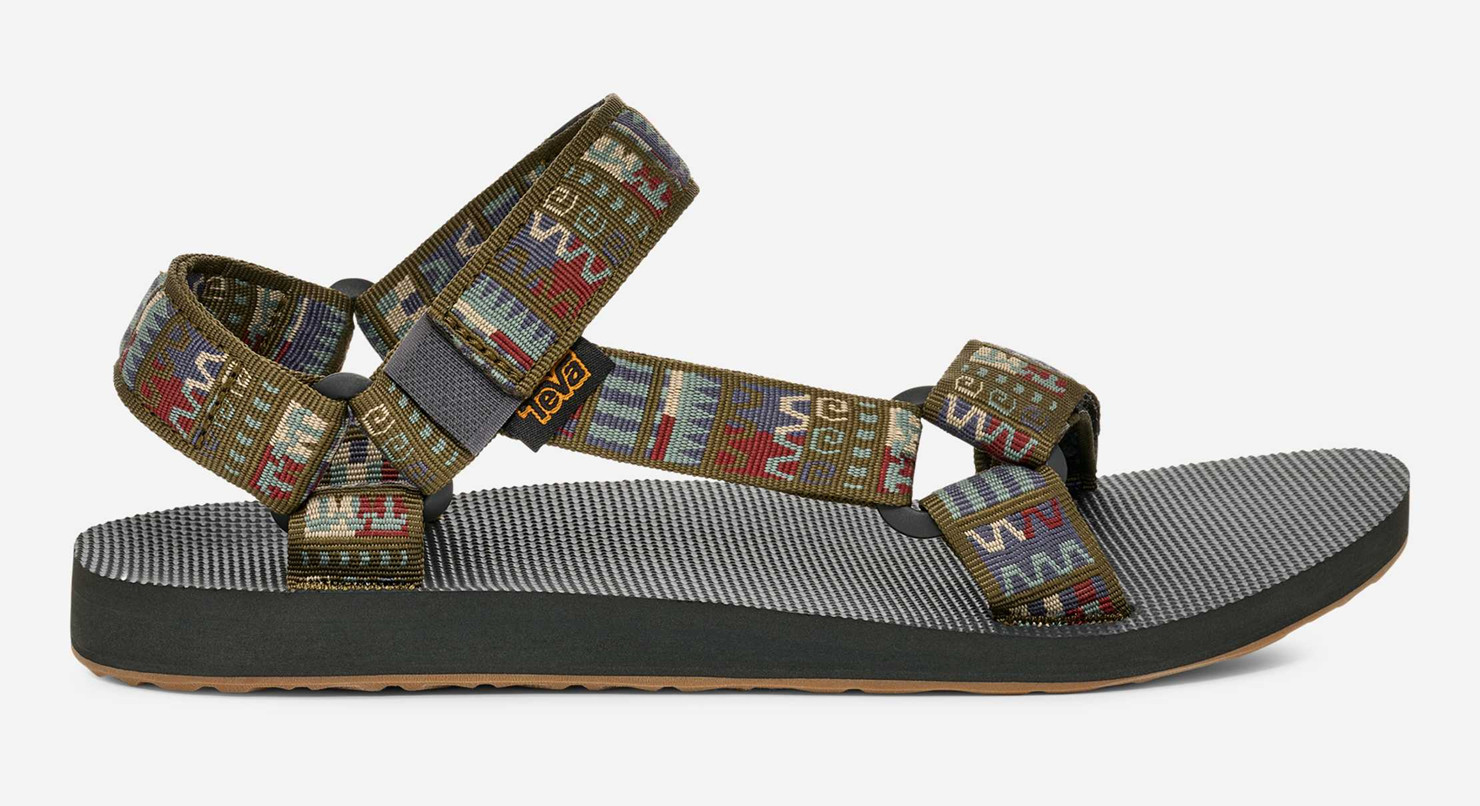 Teva Original Universal Geo Mashup Olive Strappy Sandal Men’s US Sizes 7-15 NIB!