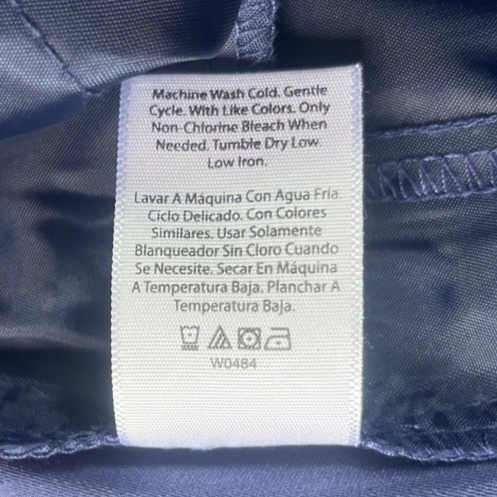 Terra & Sky Elastic Waist Pants Lightweight Recycled Polyester 2X Blue New WOT