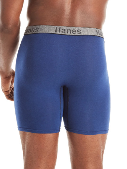 Hanes Men’s Comfort Flex Fit Cotton Stretch Long Leg Boxer Brief 2XL -Pack of 3