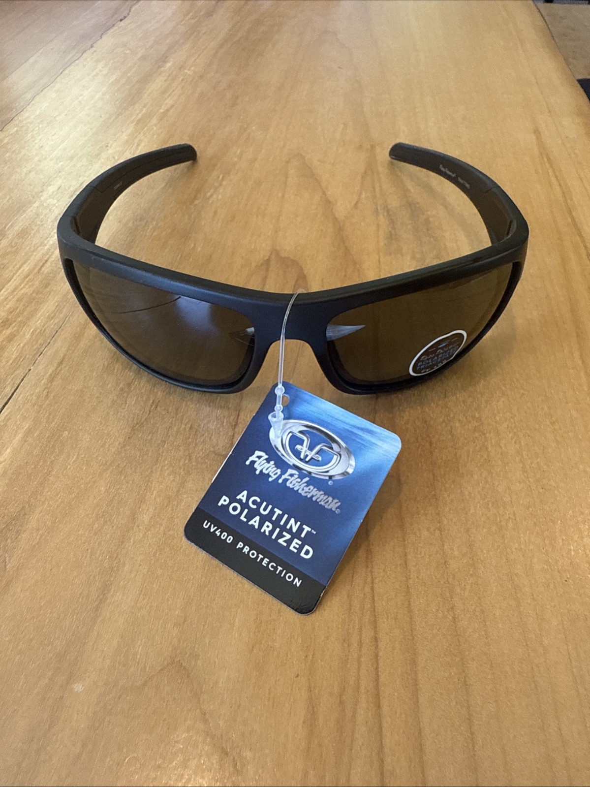 Flying Fisherman Shoal Polarized Fishing Sunglasses Black Frame Smoke Lens