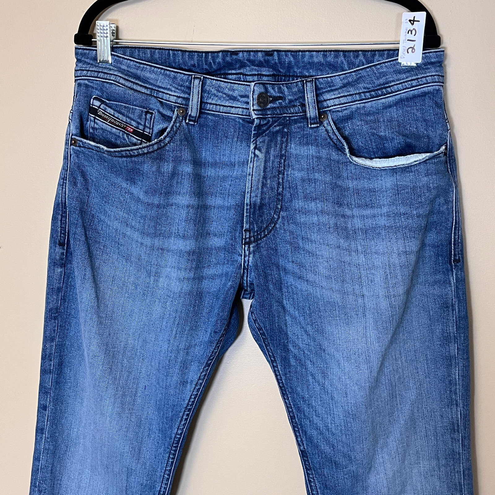 Diesel Thommer-R Slim Fit Stretch Jeans – Men’s Size 32*31 – Blue