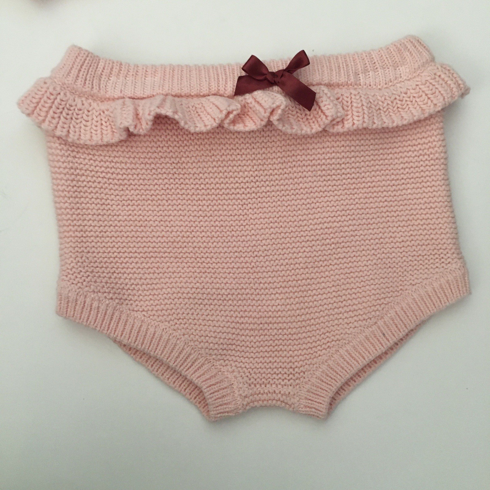 NEW Baby 6-9M Knit Cherry Sweater & Bloomers 3 pc Set Pink | Nicole Miller