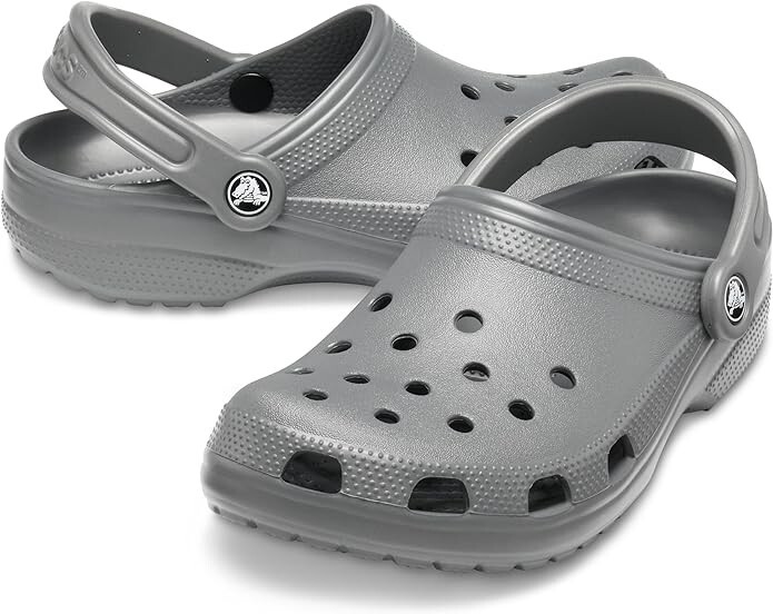 Crocs Unisex Classic Clog 10001-0DA Slate Grey Mens Size 6 / Women’s 8 NWT