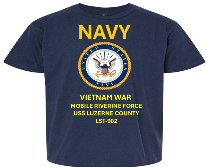 USS MEEKER COUNTY LST-980 * MRF* VIETNAM*SHIRT NV*NAVY OFFICIALLY LICENSED