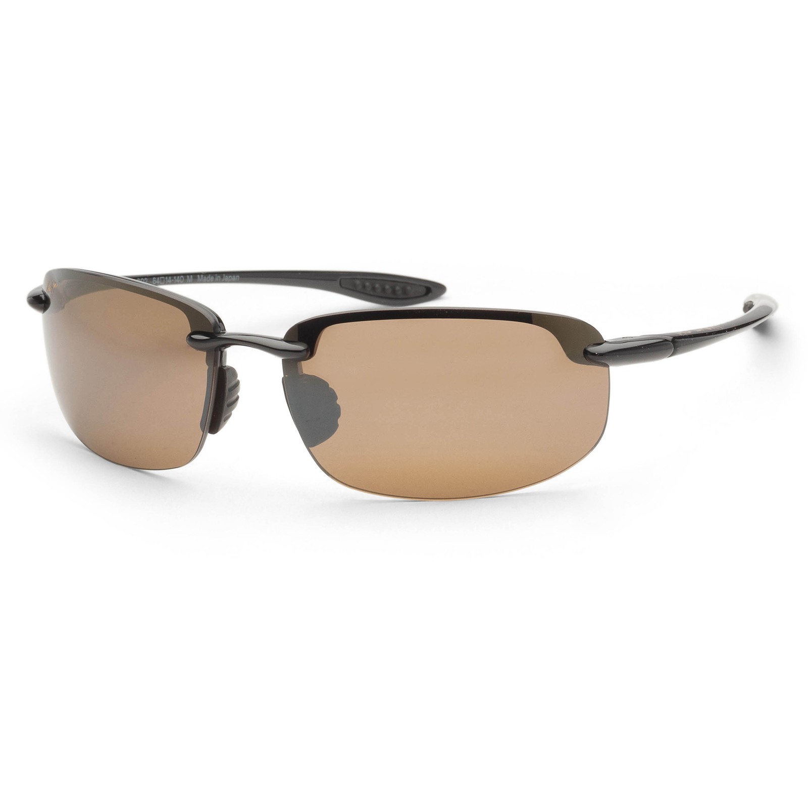 Maui Jim Men’s Hookipa 64mm Black Polarized Sunglasses MJ0407S-002
