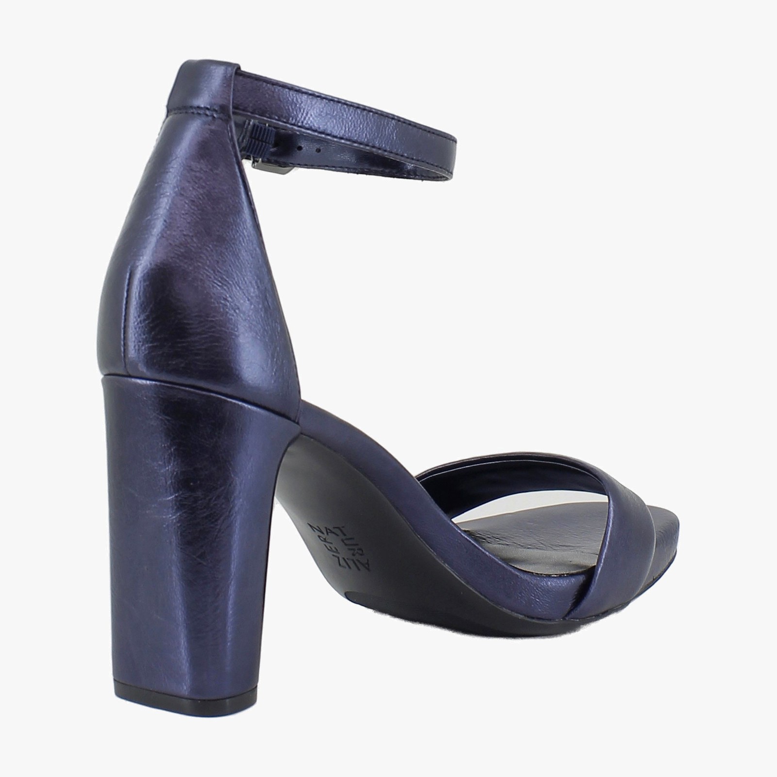 Naturalizer Joy Womens Heels Navy Metallic Leather