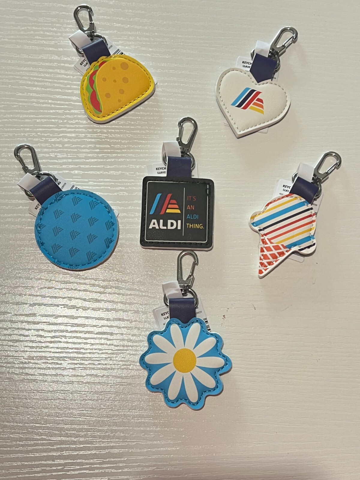 2024 ALDI Quarter Keeper Daisy, Taco, Heart, Ice Cream Cone, Circle, Aldi Thing