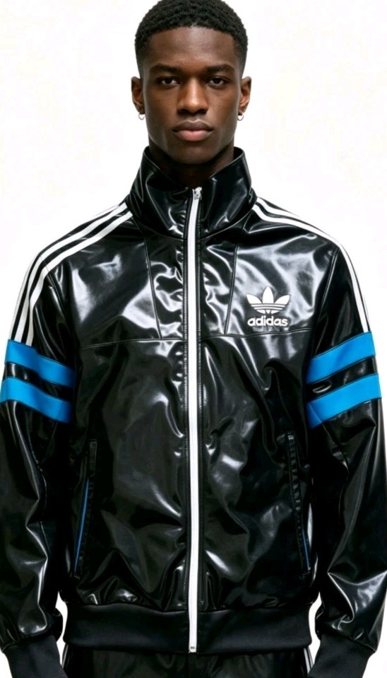 Adidas chile Nylon wet look Shiny Nylon Pvc Adicolor Small