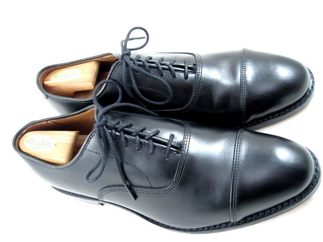 Allen Edmonds “PARK AVENUE” Leather Cap-Toe Oxfords 9 D Black WORN ONCE (791N)