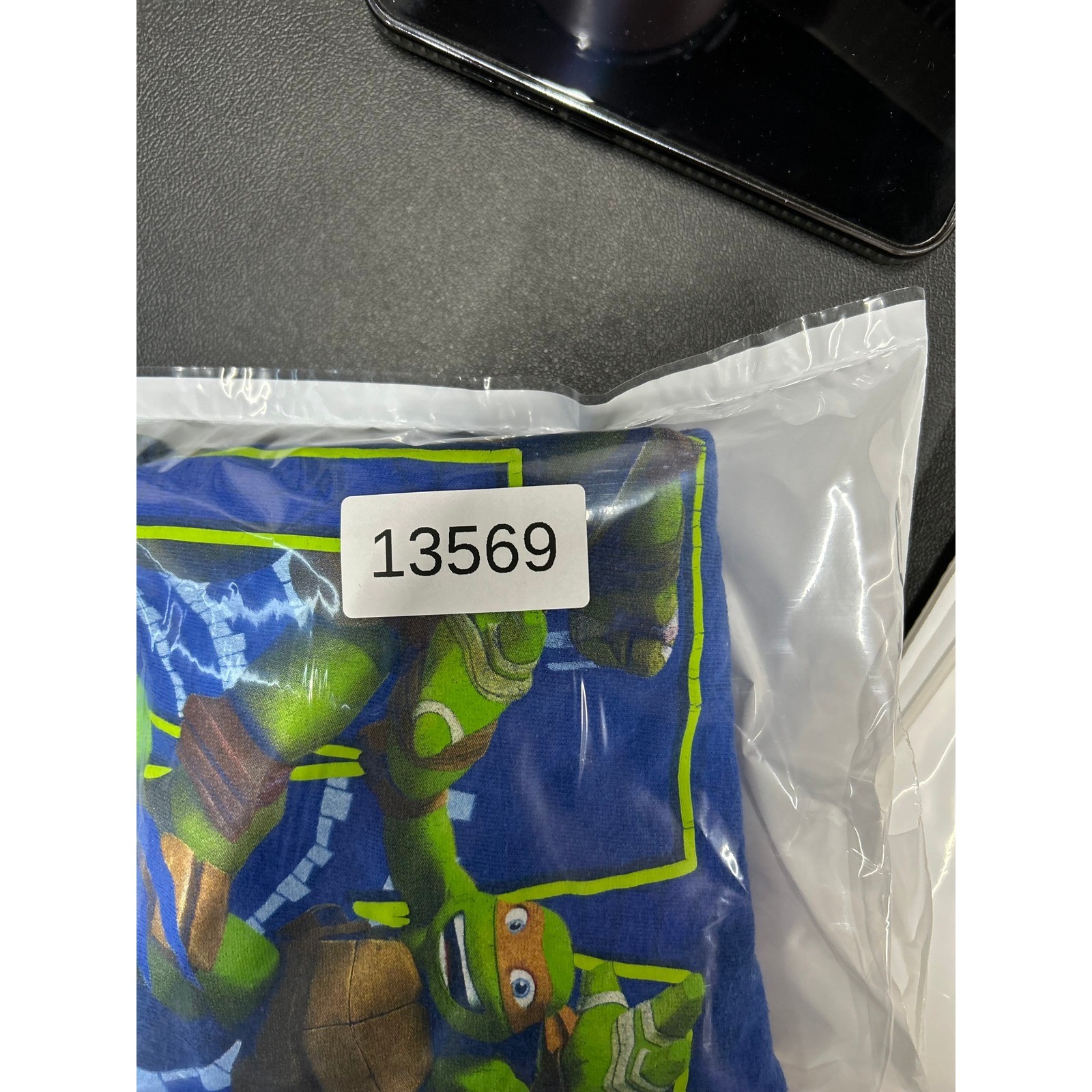 Nickelodeon T-Shirt Boys Size XL Blue TMNT Ninja Turtles Graphic Print Cotton