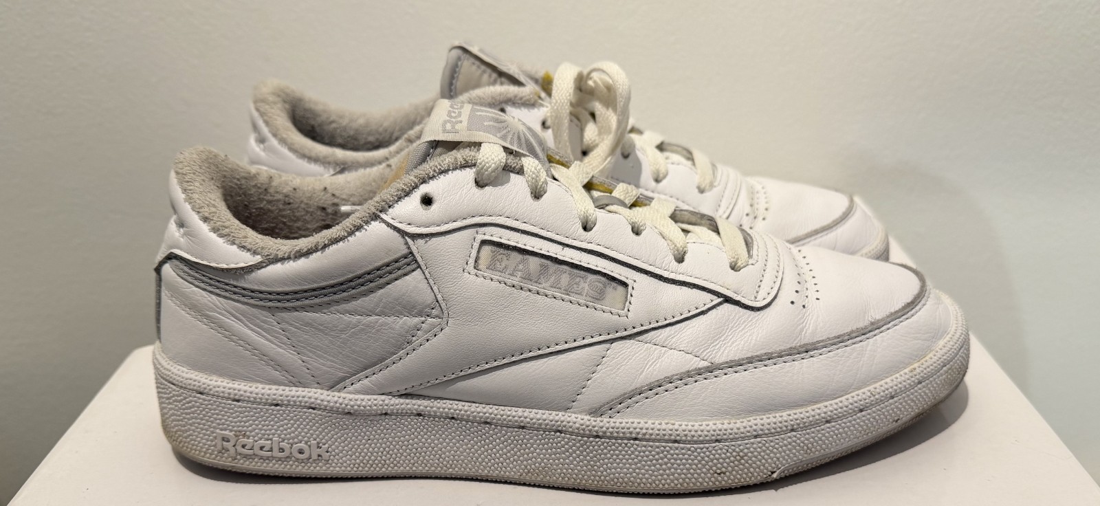 Reebok Club C Eames White Size 8.5 w Box