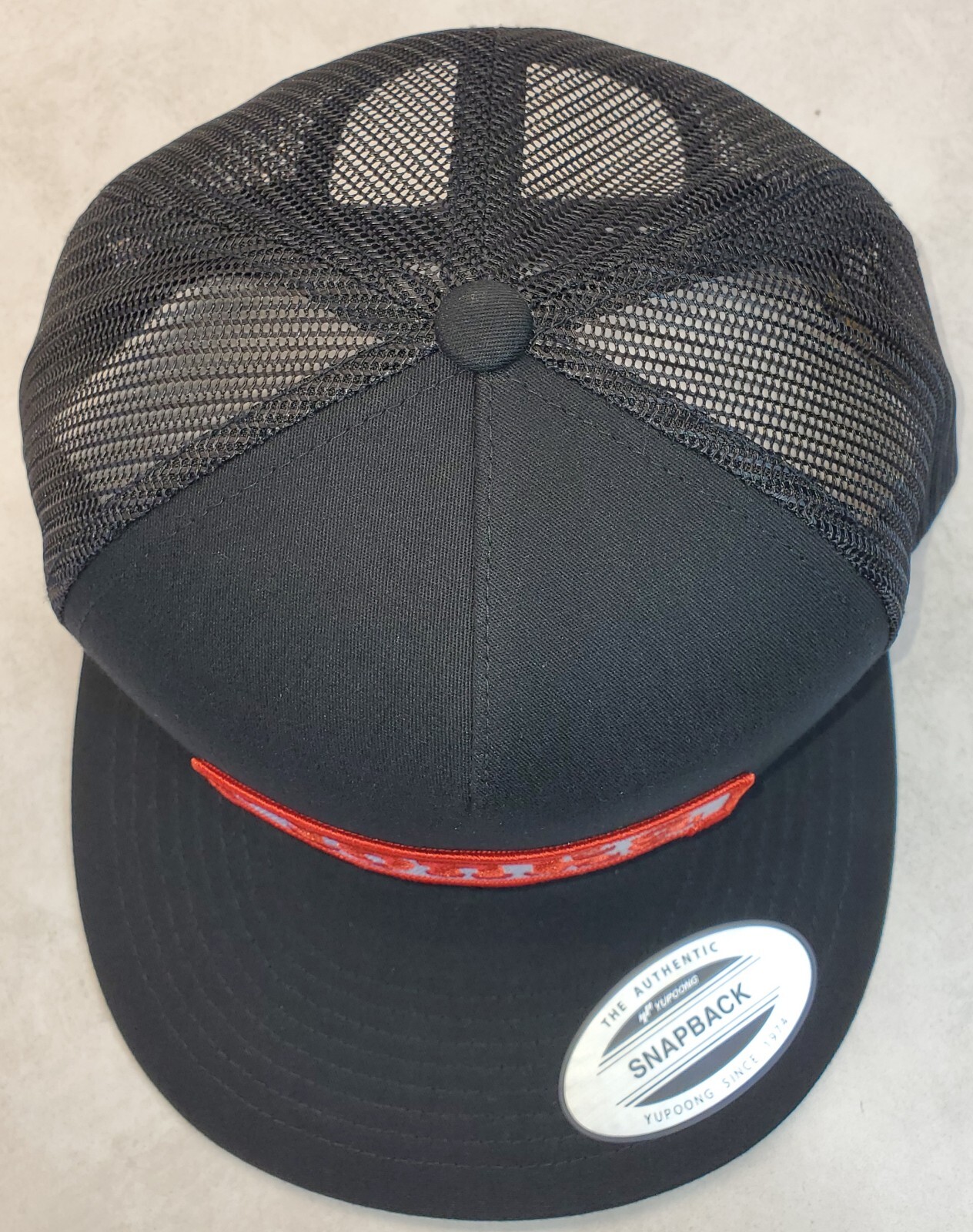 Tonka Patch Yupoong Trucker Hat / YP Classics 6006 Black/Black