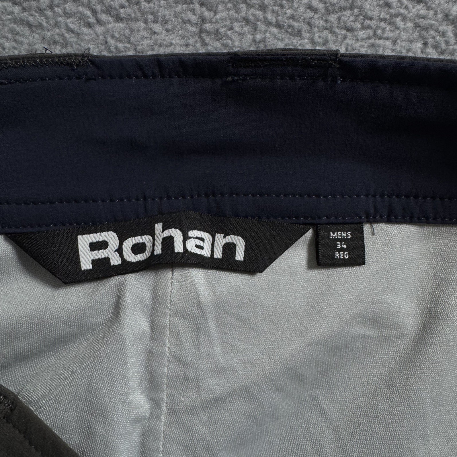 Rohan Men’s Barricade Cargo Trousers Waterproof Stretch Outdoors Hiking Sz. 34