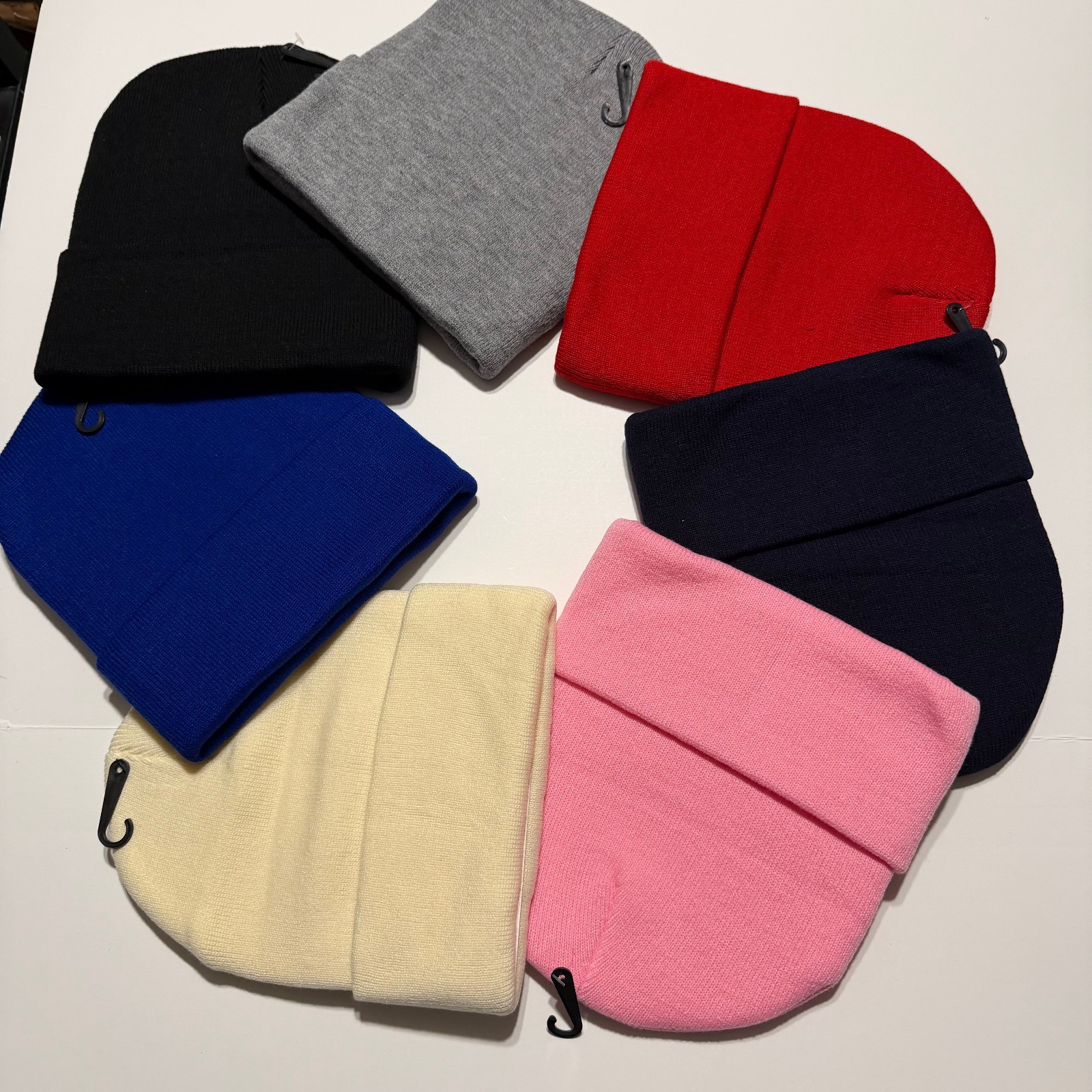 Beanie Embroidered Custom Your Text old English – Stitched your text – gift