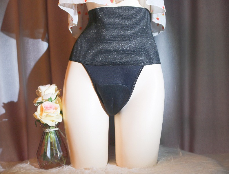 Crossdresser High Waist Control Briefs Tuck Panties Shapewear 1Pc