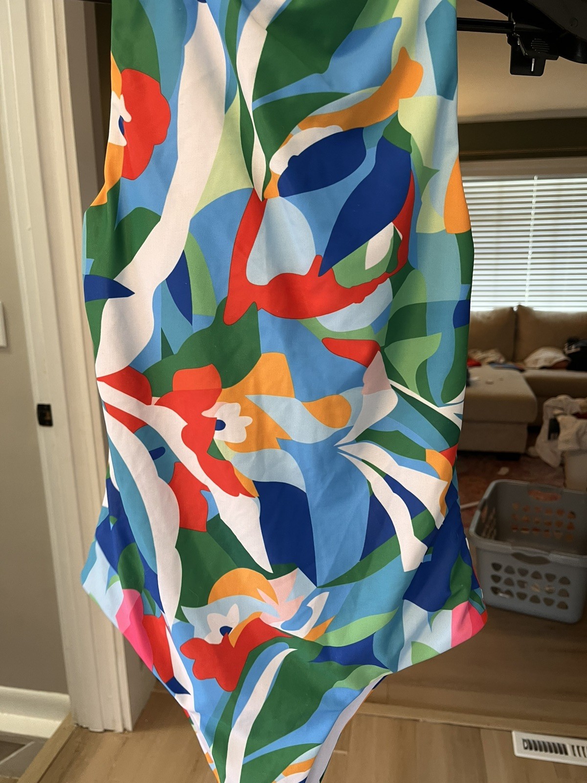 Multi color and patterns one piece (only tried it on)