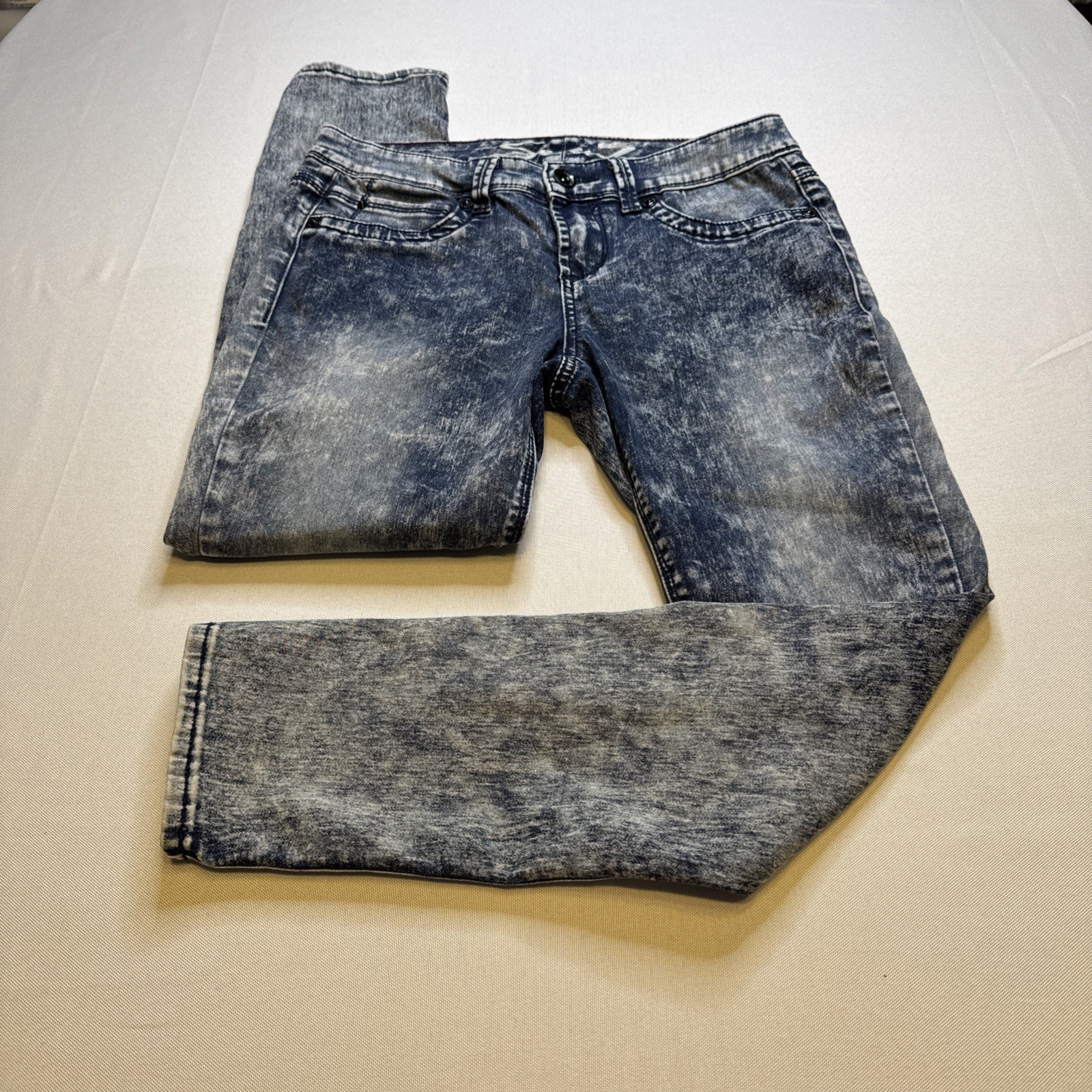 Seven7 Stonewashed Denim Legging Size 4 Retro 80’s # 0068