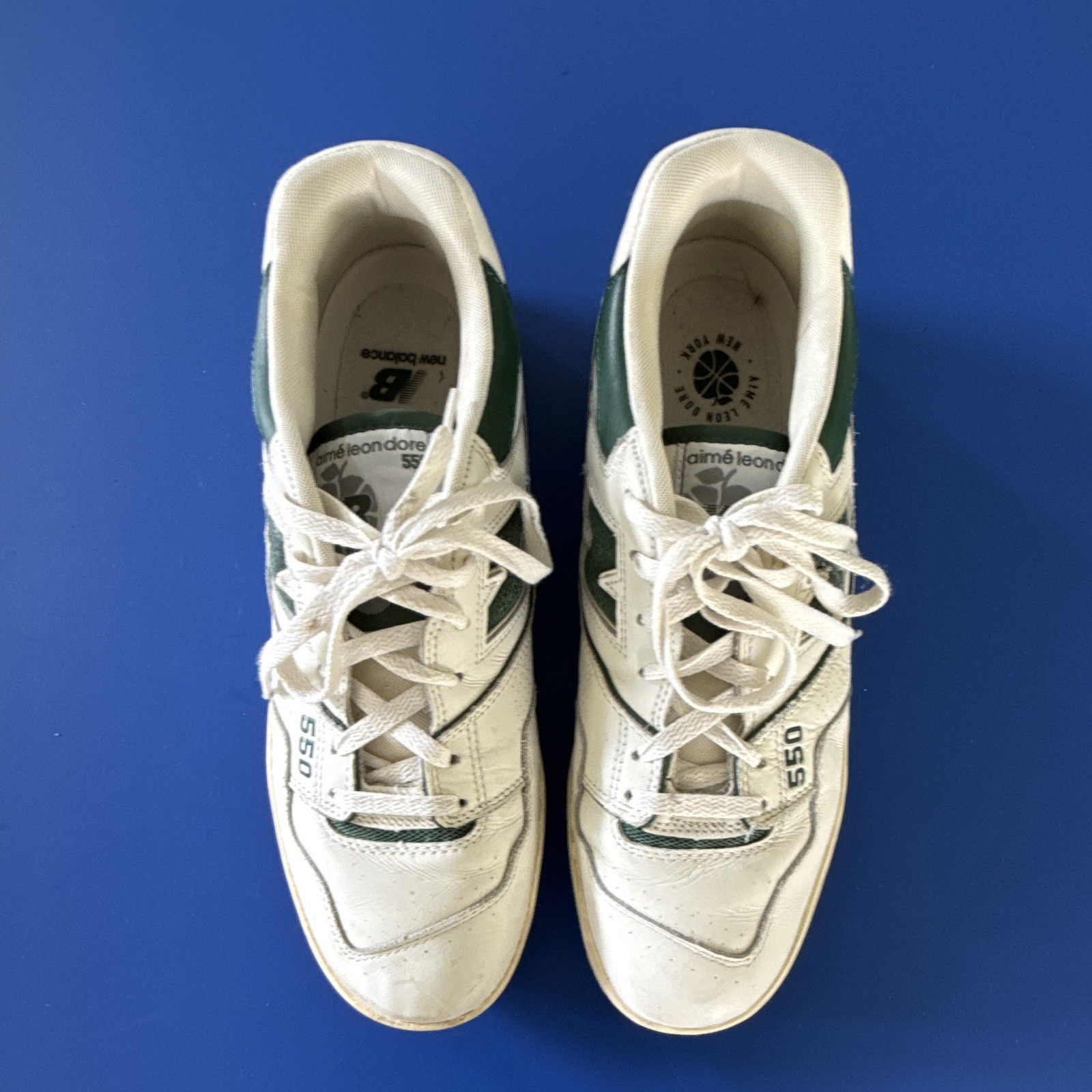 New Balance 550 Aimé Leon Dore Evergreen White/Green BB550ALD Men’s Sneaker
